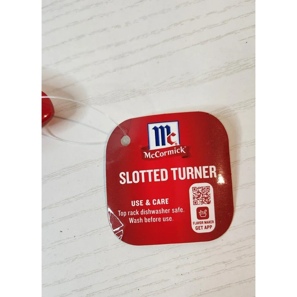 McCormick kitchen utensils ,slotted Turner color red